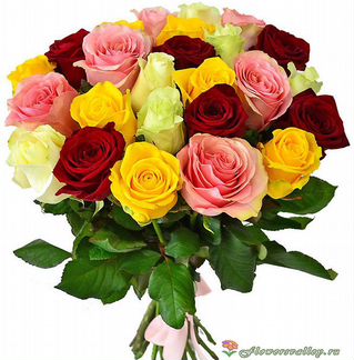 Букет из 15 роз Мандала (пр-во Эквадор.)