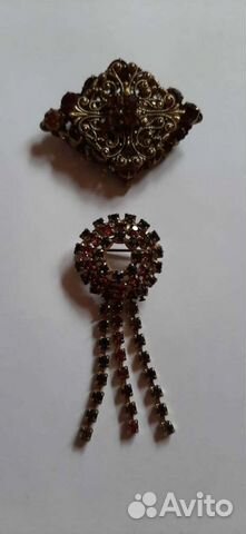 Сувенир, СССР, Винтаж,Брошь чешская