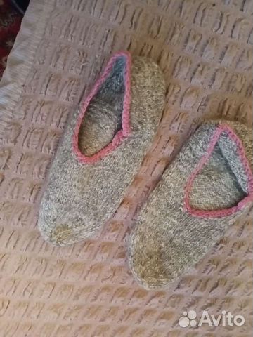 Следки вязаные из овечьей шерсти