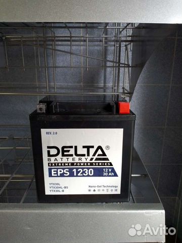 Мото аккумулятор Delta EPS 1230 GEL купить в Санкт-Петербурге DELTA ...