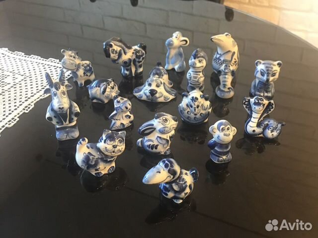 Статуэтки Гжель