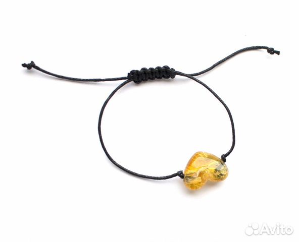 Браслет с янтарём