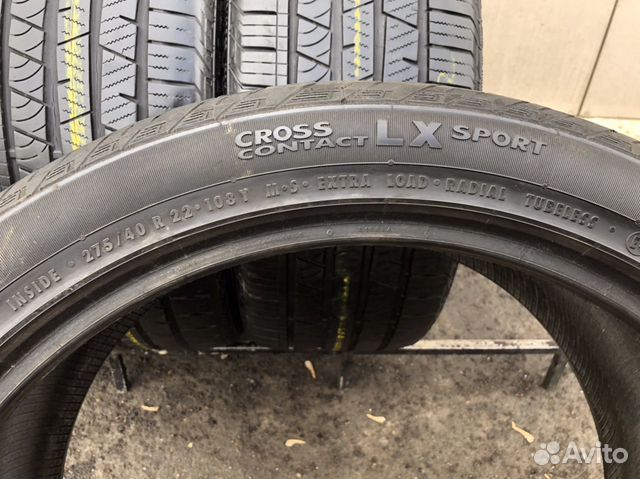 Continental ContiCrossContact LX Sport 275/40 R22, 2 шт