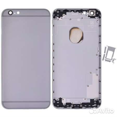 Задняя крышка для Apple iPhone 6 Plus / серый