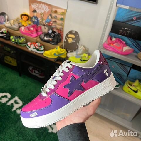 purple bapesta