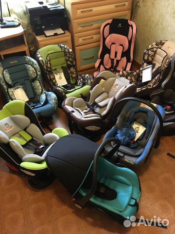 Детские автокресла в авто без ограничений 0-37кг