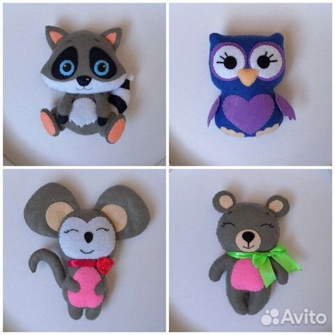 Игрушки из фетра ручной работы на заказ