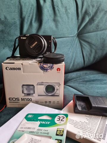 Фотоаппарат Canon EOS M100 kit 15-45 mm IS Black