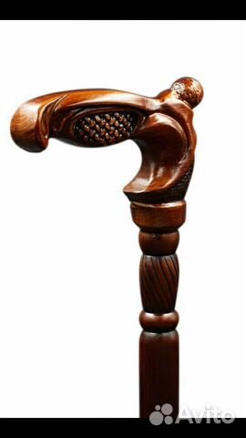 Трость резная опорная для ходьбы