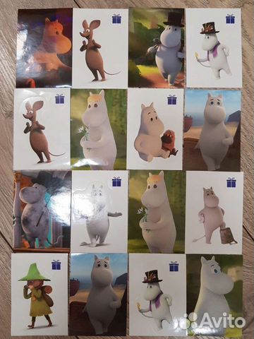 Наклейки Тату Муми Тролль