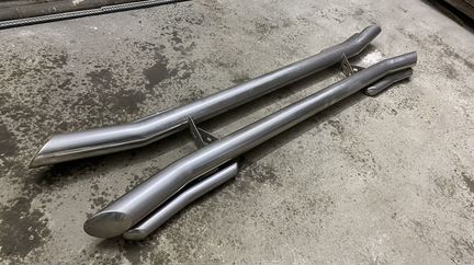 Защита порогов вместо штатных Land cruiser 200