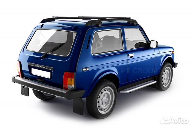 Рейлинги c поперечинами усил LNI551502 LADA Niva