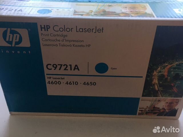 Картридж hp cyan