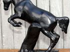 Статуэтка чугунная Конь через пень. Касли 1978