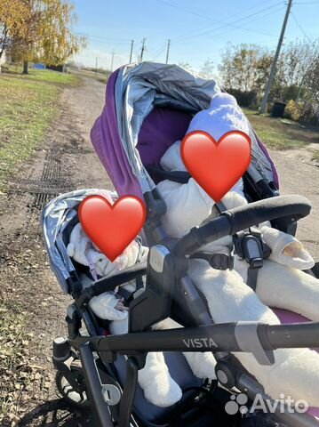 Коляска для двойни или для погодок UppaBaby Vista