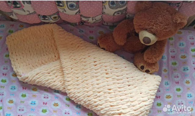 Плюшевый детский плед