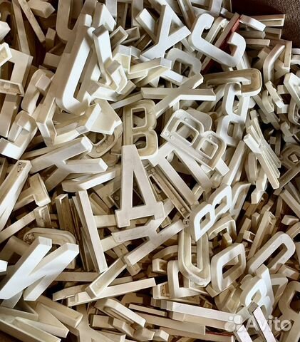 Пластиковые буквы для стендов СССР