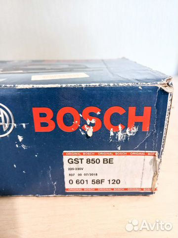 Электролобзик bosch GST 850 BE 600 W