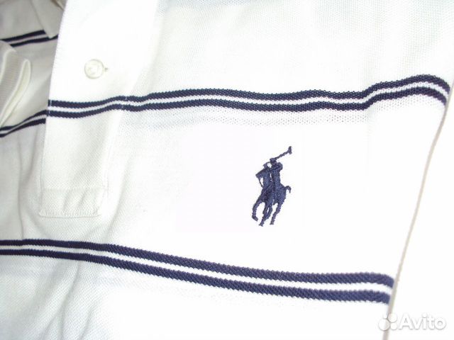 Поло Polo by Ralph Lauren p-p S 44-46 белый