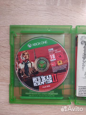 Диск Red Dead Redemption 2 (RDR2, xbox ONE)