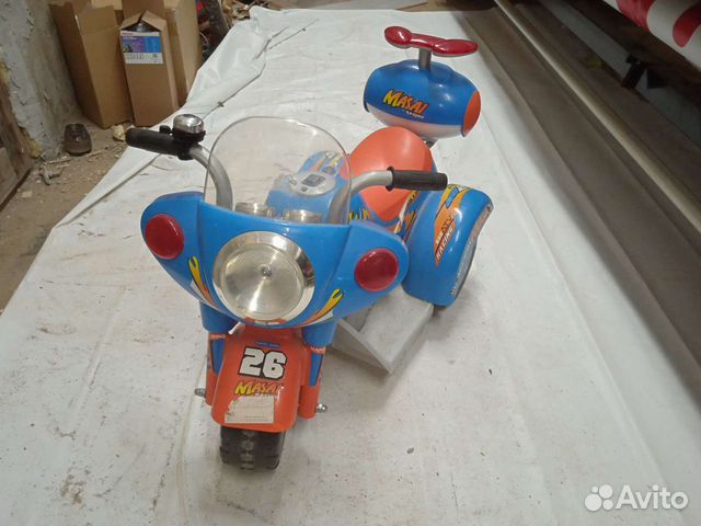 Детский электромобиль мотоцикл