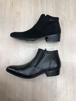 Ботинки мужские,Зима,Высокий каблук