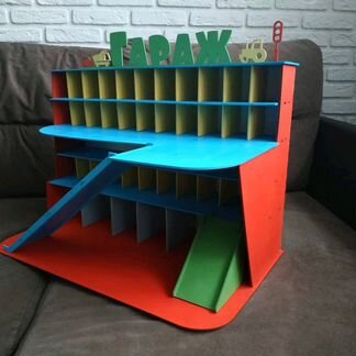 Детская парковка 38см 5 этажей