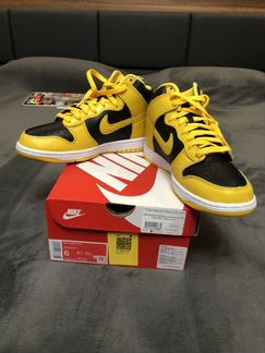 Nike dunk high varsity maize (black, yellow)