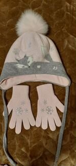 Комплект шапка, шарф