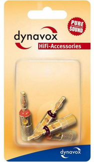 Разъемы Dynavox Banana Red/Black (205095)