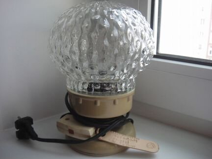 Светильник СССР, высота 19 см, рабочий