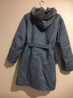 Пальто на натуральном меху новое