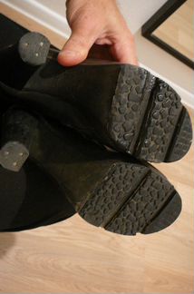 Модные сапоги зима платформа р36 кожа цигейка