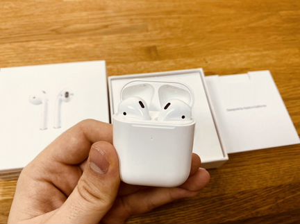 Беспроводные наушники airpods 2