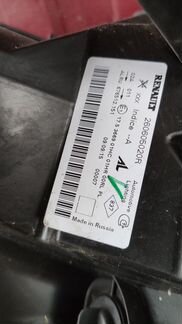 Renault duster фара левая 260605020R