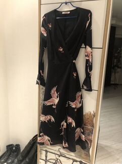 Платье на запах Журавли