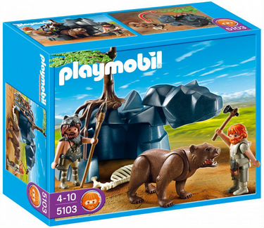 Playmobil 5103 Пещерный медведь и охотники