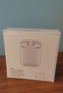 Apple Airpods 2 с беспроводным футляром mrxj2