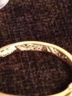 Советское золотое кольцо с бриллиантом