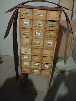 Картотека СССР шкаф картотека