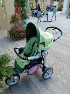 Прогулочная коляска Peg Perego gt3 зеленая