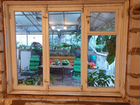Окно деревянное двойное с коробкой 185 х 145 см