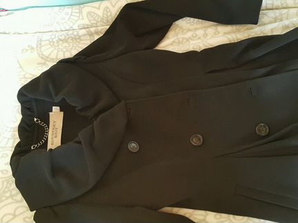 Пальто Burberry кашемир/ангора