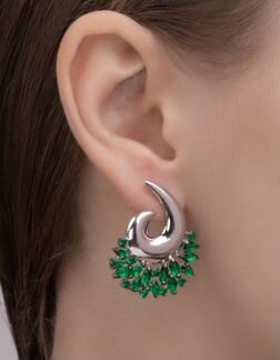 Серьги серебро 925 с фианитами новые