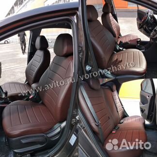 Стильные чехлы Автопилот темно-коричневые