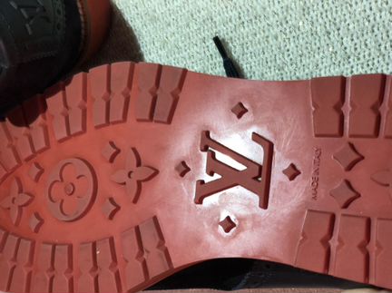 Ботинки Louis Vuitton замшевые, размер 8 1/2, ориг