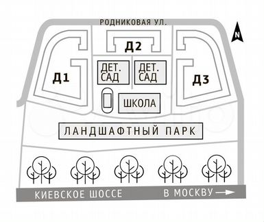 2-к квартира, 65.5 м², 13/22 эт.