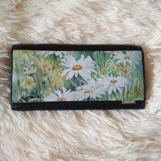 Кошелек женский с ромашками