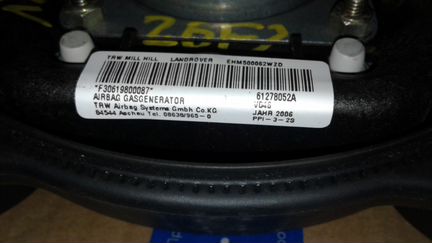 Подушка безопасности в руль Range Rover L322 02-12