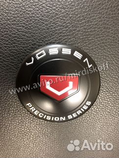 Наклейка Эмблема Значок на диски Vossen 55мм
